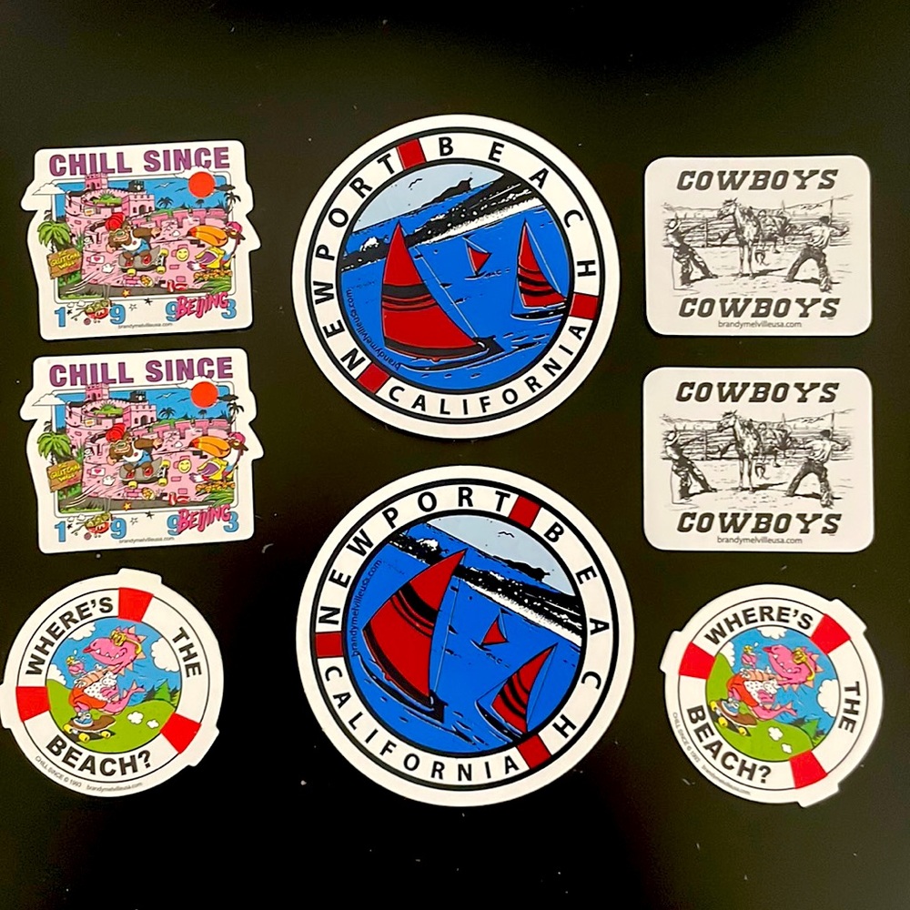 Brandy Melville stickers (8)